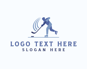 Ice Hockey Sports Tournament Logo