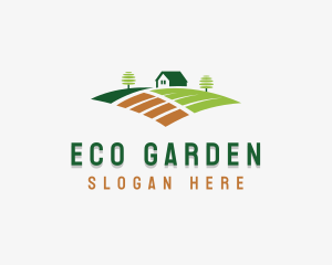 Farm Field Landscaping logo design