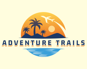 Travel Plane Adventure logo design