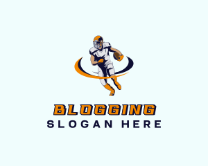 Football Sports Player Logo