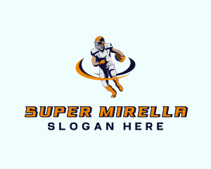 Football Sports Player Logo