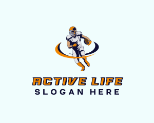 Sports - Football Sports Player logo design