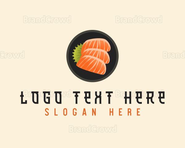 Sashimi Food Cuisine Logo