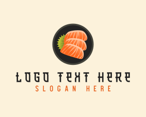 Sashimi - Sashimi Food Cuisine logo design