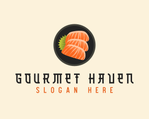 Sashimi Food Cuisine logo design