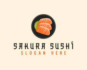 Sashimi Food Cuisine logo design