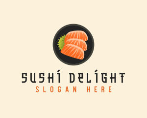 Sashimi Food Cuisine logo design