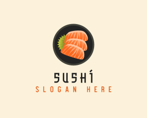 Sashimi Food Cuisine logo design