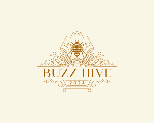 Eco Honey Bee  logo design