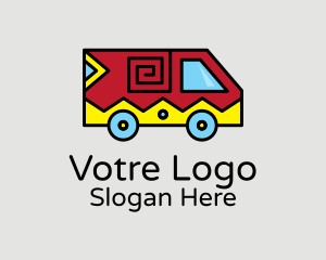 Ethnic Truck Vehicle Logo