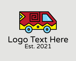 Vehicle - Ethnic Truck Vehicle logo design