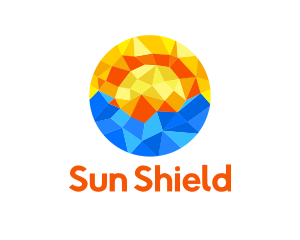 Sunset Beach Crystal logo design