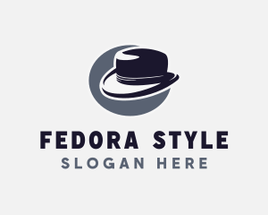 Fedora Hat Fashion logo design