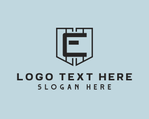 Tech - Business Firm Letter E logo design