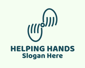 Hand Insurance Charity logo design