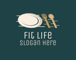 Plate Fork Spoon Logo