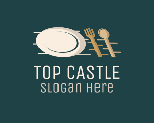 Plate Fork Spoon Logo