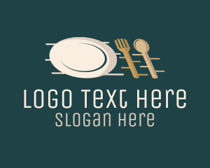 Plate Fork Spoon Logo