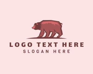 Wildlife - Wildlife Bear Animal logo design