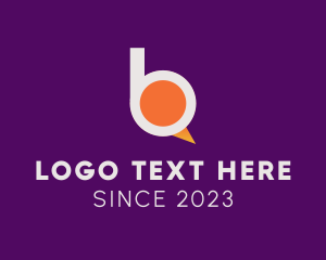Chatting - Chat Letter B logo design