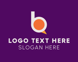 Chat Letter B Logo