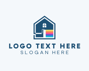 Home Improvement Paint logo design