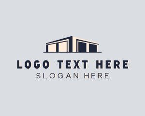Store Room - Industrial Warehouse Storage logo design