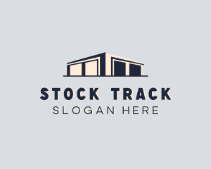 Inventory - Industrial Warehouse Storage logo design