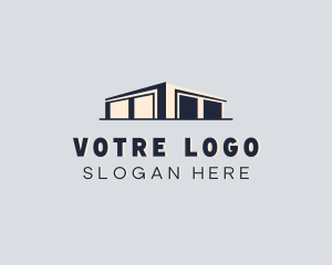 Distributors - Industrial Warehouse Storage logo design