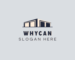 Inventory - Industrial Warehouse Storage logo design