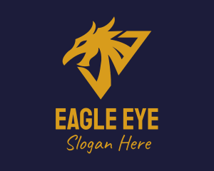 Eagle - Golden Eagle Dragon logo design