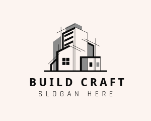 Apartment House Building logo design