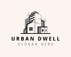 Apartment House Building logo design