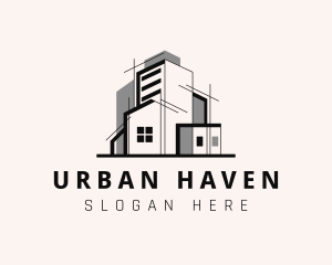 Apartment House Building logo design