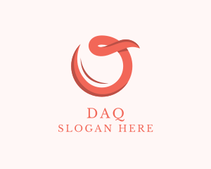 Ribbon - Elegant 3D Ribbon Company Letter O logo design