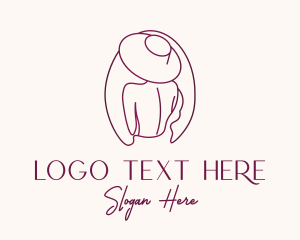 Pink Hat Lady Stylist Logo