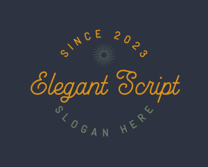 Generic Business Script logo design