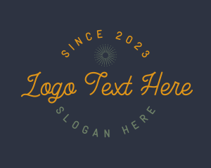 Shop - Generic Business Script logo design
