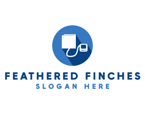 Blood Pressure Monitor logo design