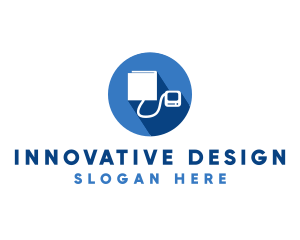 Blood Pressure Monitor logo design