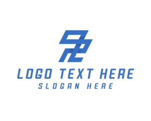 Slack - Tech Software Letter ZP logo design