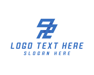 Data Transfer - Tech Software Letter ZP logo design