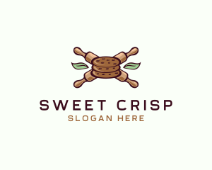 Wafer - Rolling Pin Cookie logo design