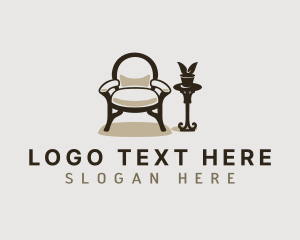 Remodeling - Interior Armchair Furniture logo design