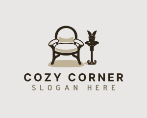 Armchair - Interior Armchair Furniture logo design