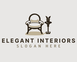 Interior Armchair Furniture logo design