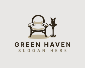 Interior Armchair Furniture logo design