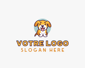 Domesticated Animal - Puppy Pet Dog logo design