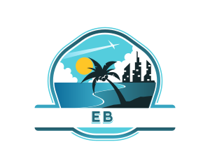 Beach Resort Vacation Logo