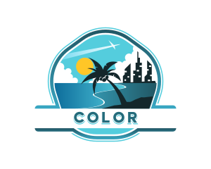 Tropical - Beach Resort Vacation logo design